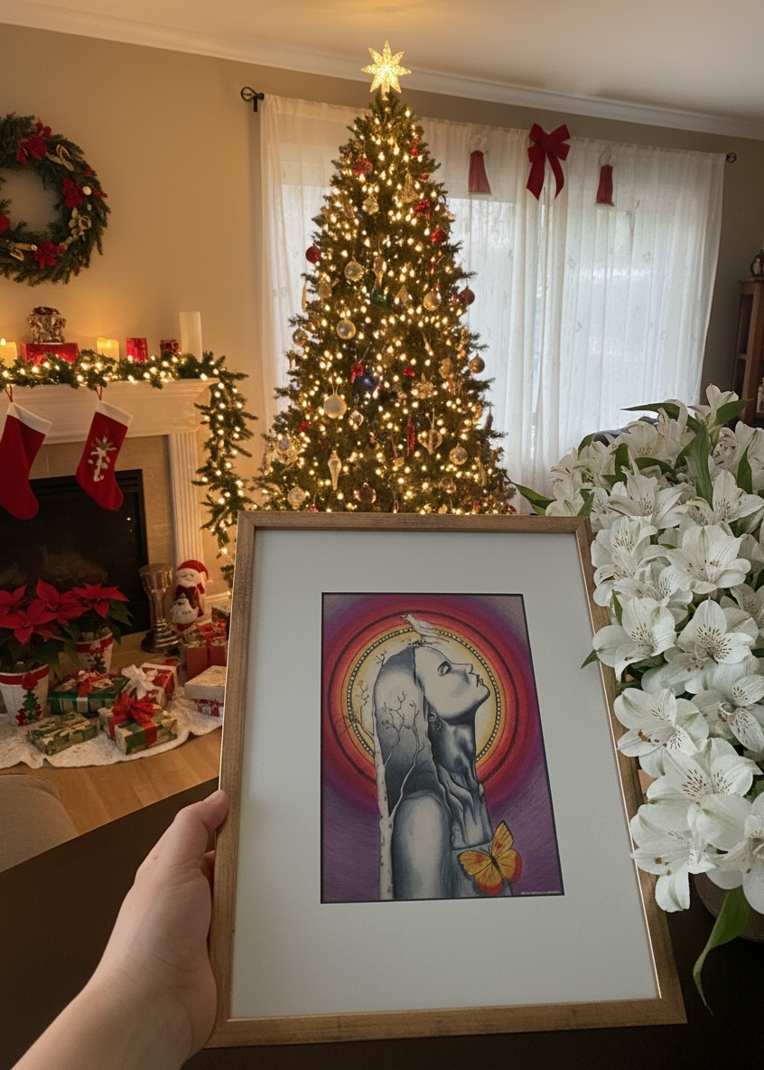 Pakke med fire vakre bilder fra Hjerte til Hjerte